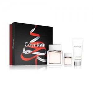 Set pentru bărbați Calvin Klein Euphoria for Him - Apă de toaletă 100 ml + 15 ml + Balsam după ras 100 ml