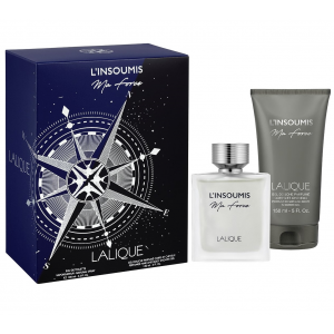 Set pentru bărbați Lalique L`Insoumis Ma Force - Eau de Toilette 100 ml + Gel de duș 150 ml