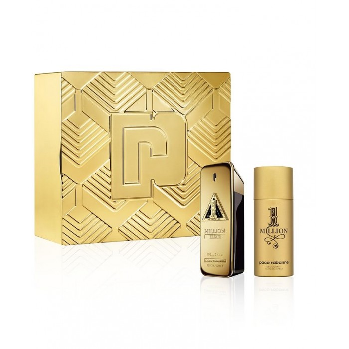Set pentru bărbați Paco Rabanne One Million Elixir - Parfum 100 ml + Deodorant One Million 150 ml Set pentru bărbați Paco Rabanne One Million Elixir - Parfum 100 ml + Deodorant One Million 150 ml Parfumuri