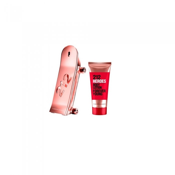 Set pentru femei Carolina Herrera 212 Heroes - Eau de Parfum 50 ml + Loțiune de corp 100 ml Parfumuri