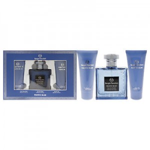 Set pentru bărbați Sergio Tacchini Pacific Blue - Apă de toaletă 100 ml + Balsam după ras 100 ml + Gel de duș 100 ml Set pentru bărbați Sergio Tacchini Pacific Blue - Apă de toaletă 100 ml + Balsam după ras 100 ml + Gel de duș 100 ml
