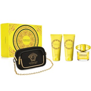 Set pentru femei Versace Yellow Diamond - Apă de toaletă 90 ml + Loțiune de corp 100 ml + Gel de duș 100 ml + Breloc de chei Set pentru femei Versace Yellow Diamond - Apă de toaletă 90 ml + Loțiune de corp 100 ml + Gel de duș 100 ml + Breloc de chei