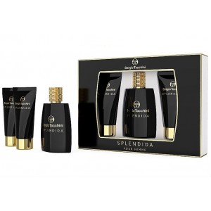 Set pentru femei Sergio Tacchini Splendida - Eau de Parfum 100 ml + Loțiune de corp 100 ml + Gel de duș 100 ml Set pentru femei Sergio Tacchini Splendida - Eau de Parfum 100 ml + Loțiune de corp 100 ml + Gel de duș 100 ml