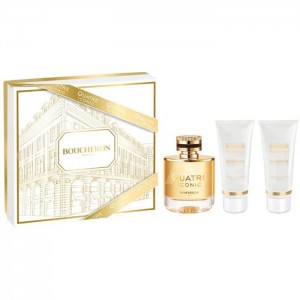 Set pentru femei Boucheron Quatre Iconic - Eau de Parfum 100 ml + Loțiune de corp 100 ml + Gel de duș 100 ml Set pentru femei Boucheron Quatre Iconic - Eau de Parfum 100 ml + Loțiune de corp 100 ml + Gel de duș 100 ml
