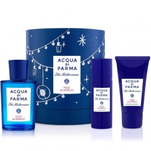 Set Acqua di Parma Blue Mediterraneo Fico di Amalfi - Apă de toaletă 75 ml + Loțiune de corp 50 ml + Gel de duș 40 ml