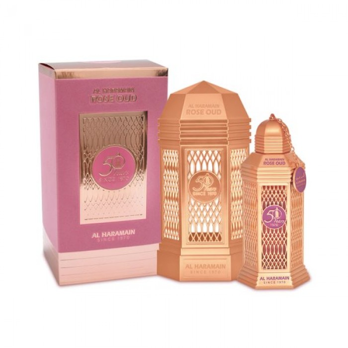 Al Haramain 50 Years Rose Oud - Apă de parfum unisex 100 ml Al Haramain 50 Years Rose Oud - Apă de parfum unisex 100 ml Parfumuri