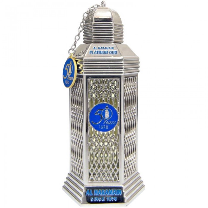 Al Haramain 50 Years Platinum Oud - Apă de parfum unisex 100 ml Parfumuri
