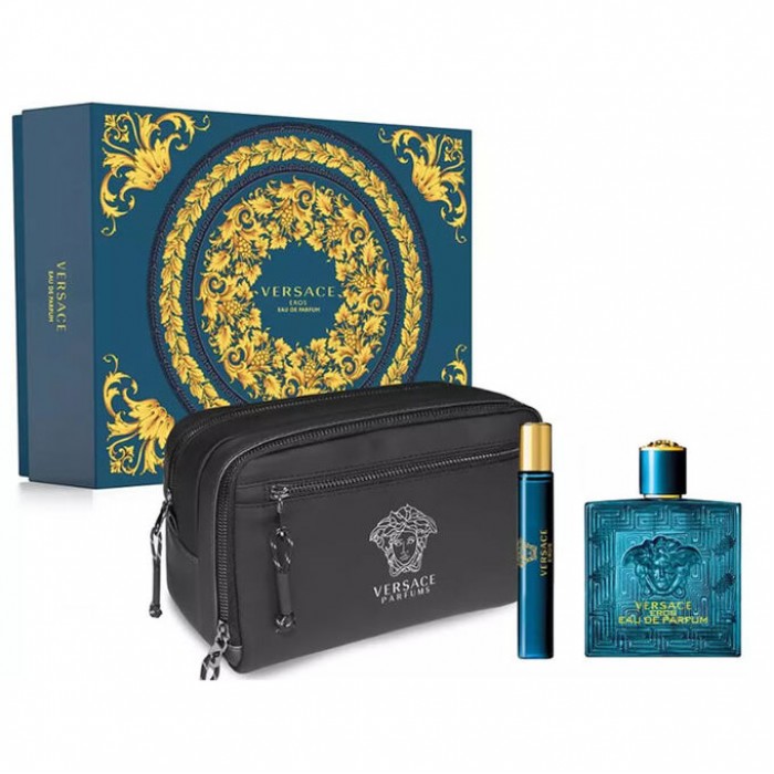 Set pentru bărbați Versace Eros - Eau de Parfum 100 ml + 10 ml + Servieta Set pentru bărbați Versace Eros - Eau de Parfum 100 ml + 10 ml + Servieta Parfumuri