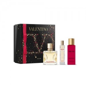Set pentru femei Valentino Voce Viva - Eau de Parfum 100 ml + 15 ml + Loțiune de corp 100 ml