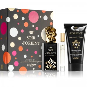 Set pentru femei Sisley Soir D`Orient - Eau de Parfum 100 ml + 6.5 ml + Cremă de corp 150 ml Set pentru femei Sisley Soir D`Orient - Eau de Parfum 100 ml + 6.5 ml + Cremă de corp 150 ml