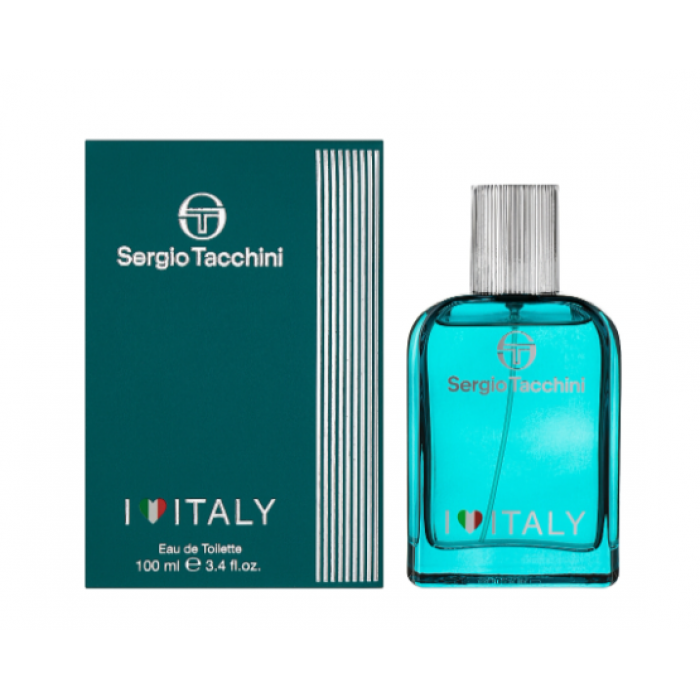 Sergio Tacchini I Love Italy - Apă de toaletă pentru bărbați 100 ml Parfumuri