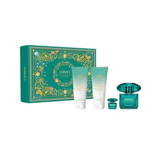 Set pentru femei Versace Crystal Emerald - Parfum 90 ml + Loțiune pentru corp 100 ml + Gel de duș 100 ml + Mini Parfum 5 ml Set pentru femei Versace Crystal Emerald - Parfum 90 ml + Loțiune pentru corp 100 ml + Gel de duș 100 ml + Mini Parfum 5 ml