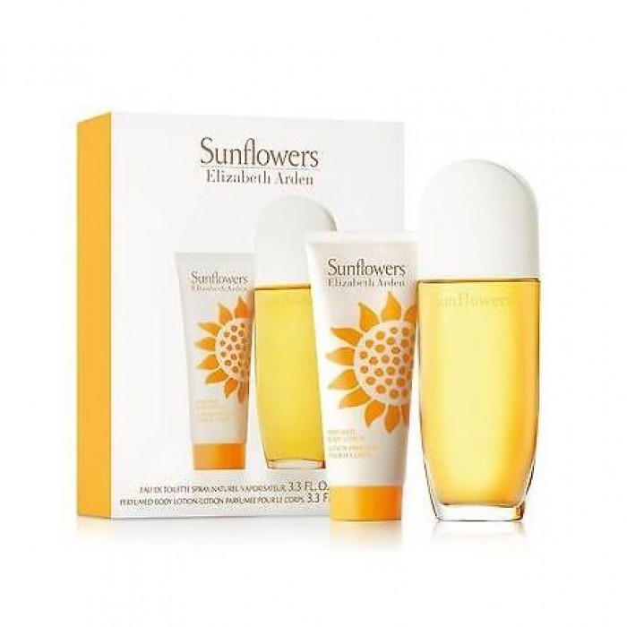 Set pentru femei Elizabeth Arden Sunflowers - Eau de Toilette 100 ml + Loțiune de corp 100 ml Preț pentru Set pentru femei Elizabeth Arden Sunflowers - Eau de Toilette 100 ml + Loțiune de corp 100 ml