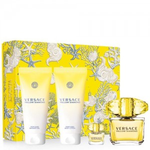 Set pentru femei Versace Yellow Diamond - Apă de toaletă 90 ml + 5 ml + Loțiune de corp 100 ml + Gel de duș 100 ml Set pentru femei Versace Yellow Diamond - Apă de toaletă 90 ml + 5 ml + Loțiune de corp 100 ml + Gel de duș 100 ml