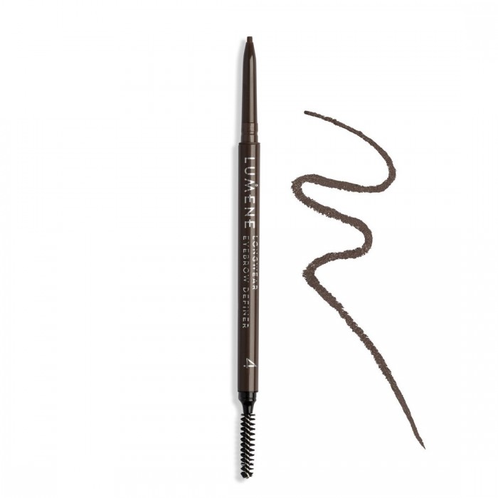 Preț pentru Lumene Longwear Eyebrow Definer 4, Rich Brown - Creion pentru sprâncene de lungă durată