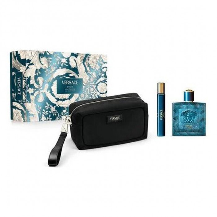Set pentru bărbați Versace Eros - Eau de Parfum 100 ml + 10 ml + Trusă de toaletă Preț pentru Set pentru bărbați Versace Eros - Eau de Parfum 100 ml + 10 ml + Trusă de toaletă