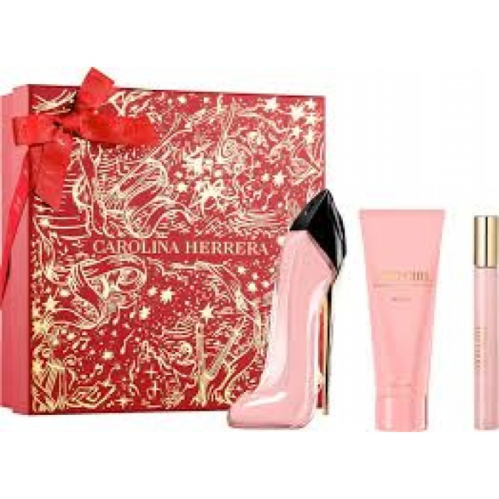Preț pentru Set pentru femei Carolina Herrera Good Girl Blush - Eau de Parfum 80 ml + 10 ml + Loțiune de corp 100 ml
