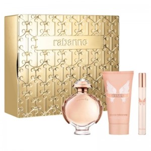 Set pentru femei Paco Rabanne OLYMPEA - Eau de Parfum 80 ml + 10 ml + Loțiune de corp 100 ml Set pentru femei Paco Rabanne OLYMPEA - Eau de Parfum 80 ml + 10 ml + Loțiune de corp 100 ml