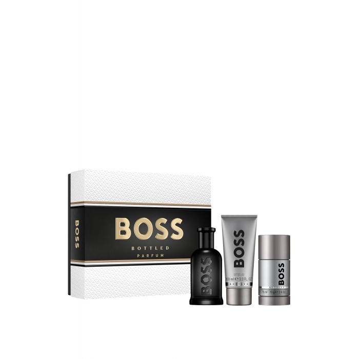 Set pentru bărbați Hugo Boss Bottled - Parfum 100 ml + Gel de duș 100 ml + Deodorant stick 75 ml Preț pentru Set pentru bărbați Hugo Boss Bottled - Parfum 100 ml + Gel de duș 100 ml + Deodorant stick 75 ml