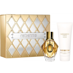 Set pentru femei Paco Rabanne Million Gold for Her - Eau de Parfum 50 ml + Loțiune de corp 100 ml Set pentru femei Paco Rabanne Million Gold for Her - Eau de Parfum 50 ml + Loțiune de corp 100 ml