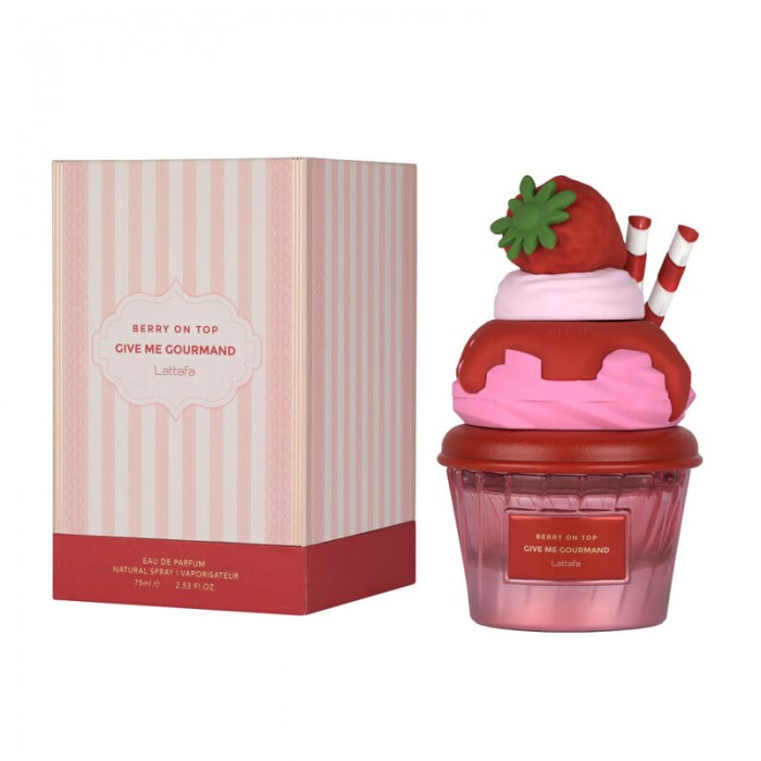 Lattafa Give Me Gourmand Berry On Top Eau de Parfum - Apă de parfum pentru femei 75 ml Preț pentru Lattafa Give Me Gourmand Berry On Top Eau de Parfum - Apă de parfum pentru femei 75 ml