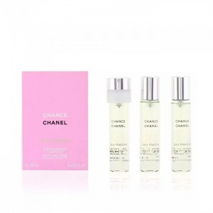 Set pentru femei Chanel Chance Eau Fraiche - Apă de toaletă 20 ml + Apă de toaletă 20 ml + Apă de toaletă 20 ml (pulverizator)