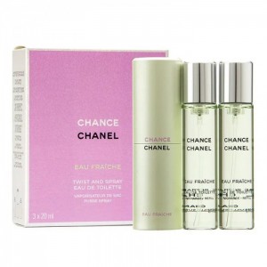 Set pentru femei Chanel Chance Eau Fraiche Trio - Apă de toaletă 20 ml + Apă de toaletă 20 ml + Apă de toaletă 20 ml Set pentru femei Chanel Chance Eau Fraiche Trio - Apă de toaletă 20 ml + Apă de toaletă 20 ml + Apă de toaletă 20 ml