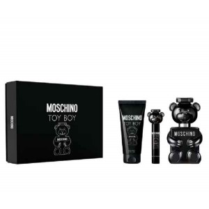 Set pentru bărbați Moschino Toy Boy - Apă de parfum 100 ml + Gel de duș 100 ml + Mini Apă de parfum 10 ml (set trio) Set pentru bărbați Moschino Toy Boy - Apă de parfum 100 ml + Gel de duș 100 ml + Mini Apă de parfum 10 ml (set trio)