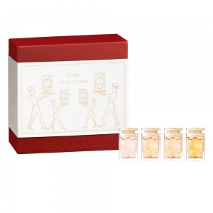 Set pentru femei Cartier La Panthere - Mini 7 ml + Mini 7 ml + Mini 7 ml + Mini 7 ml (set cadou de miniaturi) Set pentru femei Cartier La Panthere - Mini 7 ml + Mini 7 ml + Mini 7 ml + Mini 7 ml (set cadou de miniaturi)