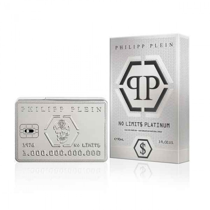 Preț pentru Philipp Plein No Limit$ Platinum Eau de Parfum - Apă de parfum pentru bărbați 90 ml