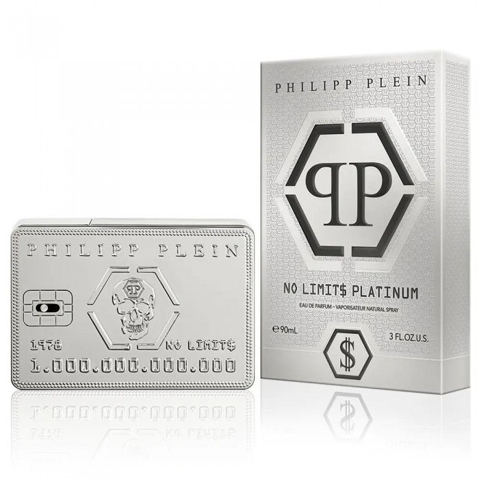 Preț pentru Philipp Plein No Limit$ Platinum Eau de Parfum - Apă de parfum pentru bărbați 90 ml