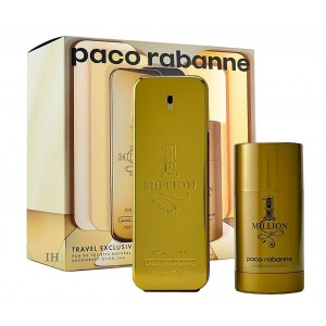 Set pentru bărbați Paco Rabanne 1 Million - Apă de toaletă 100 ml + Deodorant stick 75 ml Set pentru bărbați Paco Rabanne 1 Million - Apă de toaletă 100 ml + Deodorant stick 75 ml