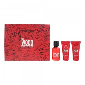 Set pentru femei Dsquared2 Red Wood - Apă de toaletă 50 ml + Loțiune de corp 50 ml + Gel de duș 50 ml Set pentru femei Dsquared2 Red Wood - Apă de toaletă 50 ml + Loțiune de corp 50 ml + Gel de duș 50 ml