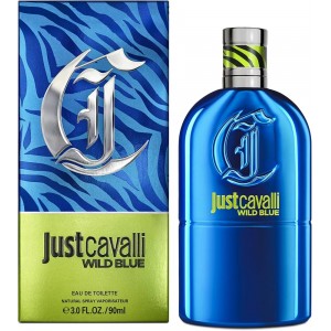 Roberto Cavalli Just Cavalli Wild Blue Eau de Toilette - Apă de toaletă pentru bărbați 90 ml