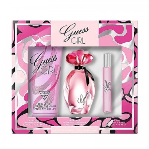 Set pentru femei Guess Girl - Apă de toaletă 100 ml + Loțiune de corp 200 ml + Mini Apă de toaletă 15 ml