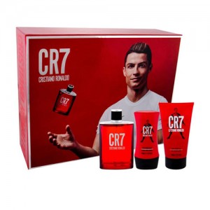 Set pentru bărbați Cristiano Ronaldo CR7 - Apă de toaletă 100 ml + Gel de duș 150 ml + Spray de corp 150 ml