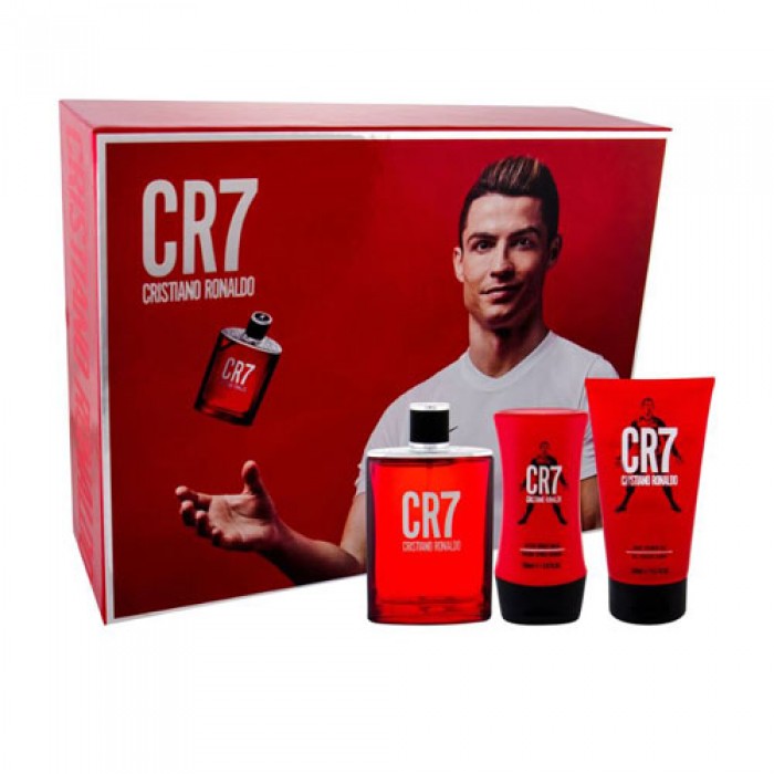 Preț pentru Set pentru bărbați Cristiano Ronaldo CR7 - Apă de toaletă 100 ml + Gel de duș 150 ml + Spray de corp 150 ml