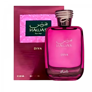Rasasi Hawas Diva Eau de Parfum - Apă de parfum pentru femei 100 ml Rasasi Hawas Diva Eau de Parfum - Apă de parfum pentru femei 100 ml