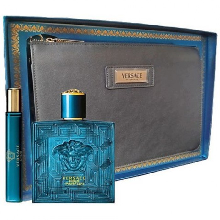 Set pentru bărbați Versace Eros - Parfum 100 ml + Parfum 10 ml + Geantă Preț pentru Set pentru bărbați Versace Eros - Parfum 100 ml + Parfum 10 ml + Geantă