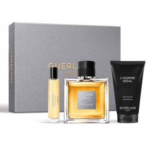Set pentru bărbați Guerlain Homme Ideal - Eau de Toilette 100 ml + 10 ml + Gel de duș 75 ml Set pentru bărbați Guerlain Homme Ideal - Eau de Toilette 100 ml + 10 ml + Gel de duș 75 ml