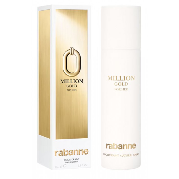 Paco Rabanne Million Gold for Her - Deodorant pentru femei 150 ml Paco Rabanne Million Gold for Her - Deodorant pentru femei 150 ml