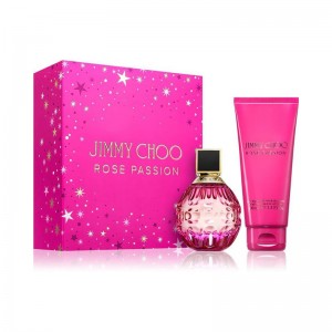 Set pentru femei Jimmy Choo Rose Passion - Eau de Parfum 60 ml + Loțiune pentru corp 100 ml
