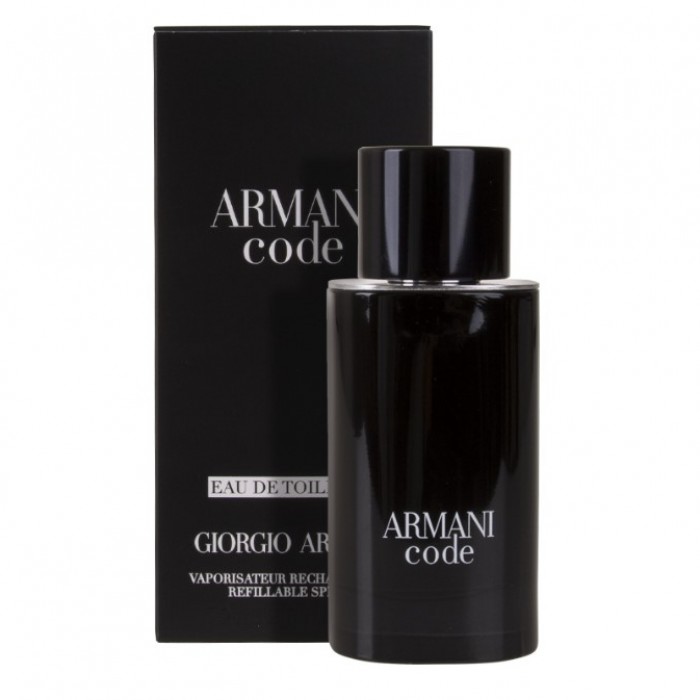Armani Code Refillable Preț pentru Eau de Toilette bărbați 50ml