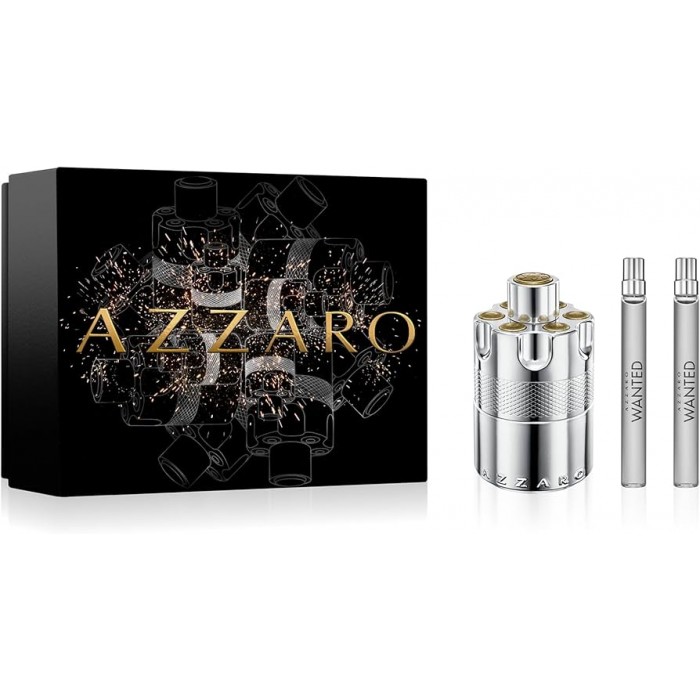 Set pentru bărbați Azzaro Wanted - Eau de Parfum 100 ml + 2x10 ml Set pentru bărbați Azzaro Wanted - Eau de Parfum 100 ml + 2x10 ml