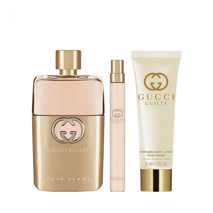 Set pentru femei Gucci Guilty - Apă de parfum 90 ml + Loțiune pentru corp 50 ml + Mini apă de parfum 10 ml Set pentru femei Gucci Guilty - Apă de parfum 90 ml + Loțiune pentru corp 50 ml + Mini apă de parfum 10 ml