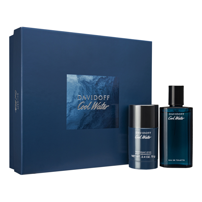 Davidoff Cool Water Set cadou Preț pentru Eau de Toilette bărbați 75ml + Deo-stick 75ml