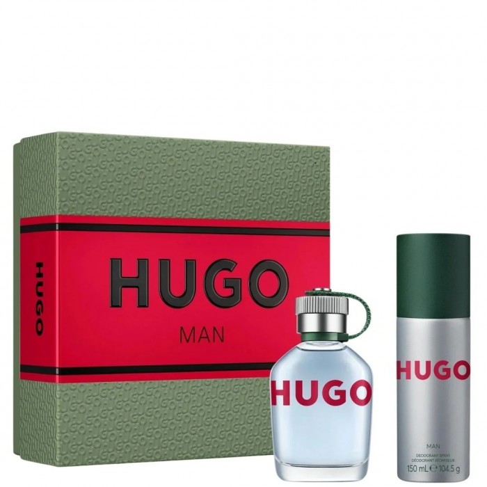 Kit pentru bărbați Hugo Boss Hugo - Eau de Toilette 75 ml + Deodorant 150 ml