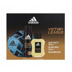 Set pentru bărbați Adidas Victory League - Eau de Toilette 100 ml + Deodorant 150 ml + Mini minge de fotbal