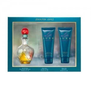 Set pentru femei Jennifer Lopez Jlo Live Luxe - Eau de Parfum 100 ml + Loțiune pentru corp 75 ml + Gel de duș 75 ml