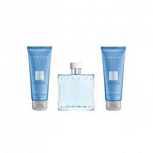 Set pentru bărbați Azzaro Chrome - Eau de Toilette 100 ml + Gel de duș 2x75 ml